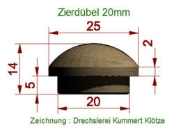 Zierdübel