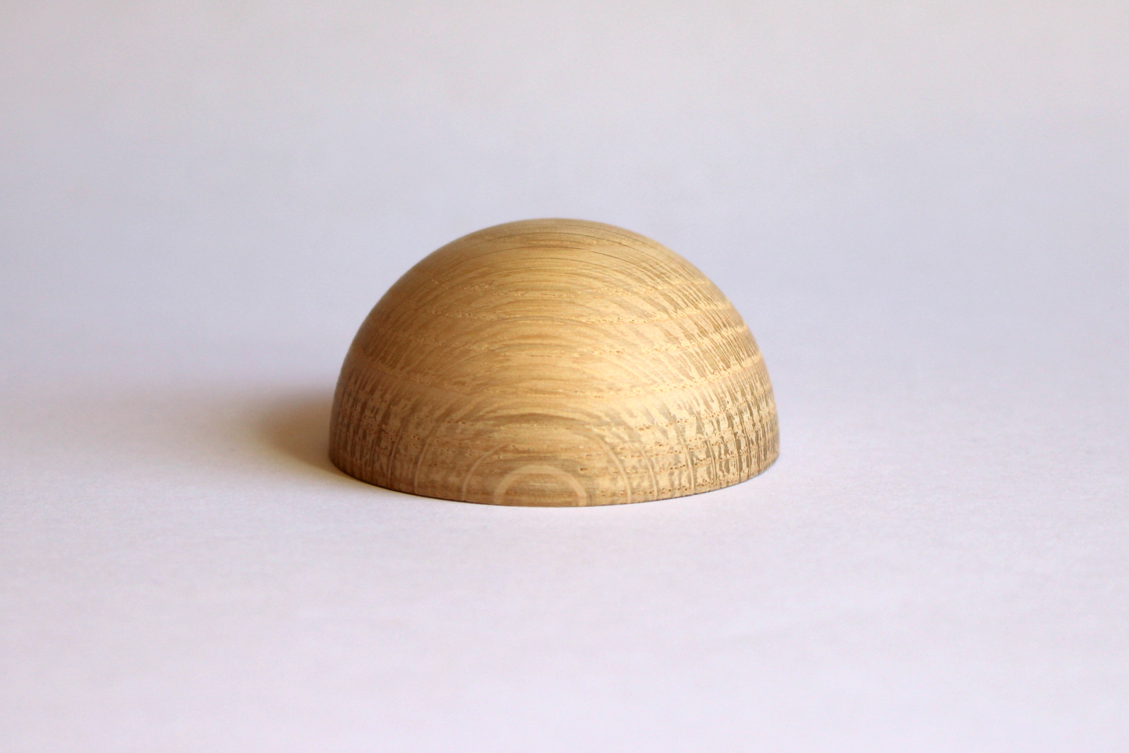 Halbkugel 30mm Eiche - roh